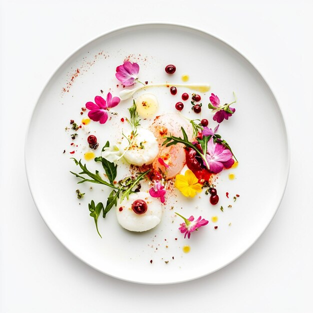 Talenty kulinarne — talerz z daniem